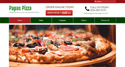 Desktop Screenshot of papaspizzasandiego.net